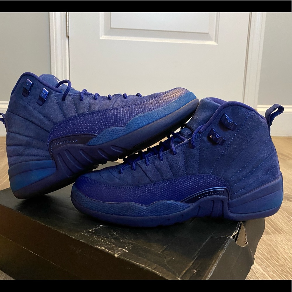 Jordan 12 deep royal blue size 7